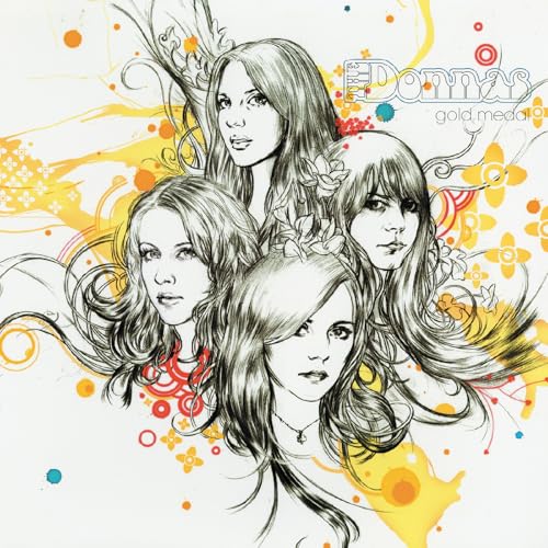 THE DONNAS - GOLD MEDAL (GOLD SMOKE VINYL)