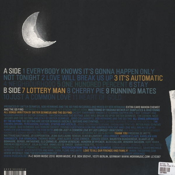 Go Find - Everybody Knows It's Gonna Happen Only Not Tonight.