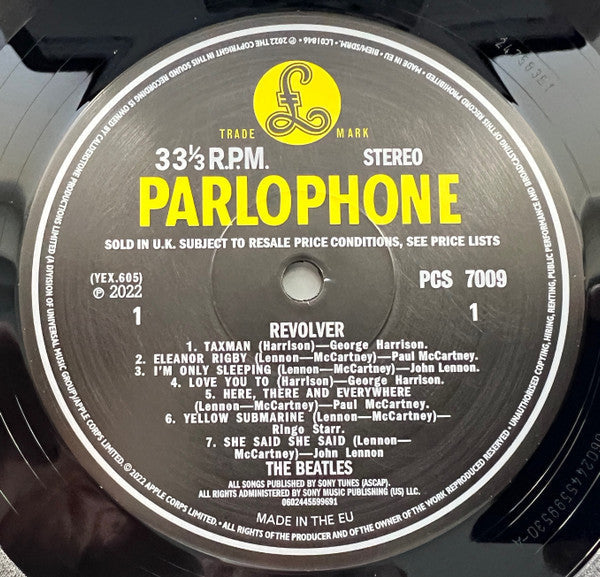 The Beatles - Revolver - VINYL LP - NEW STEREO MIX 2022 (NEW)