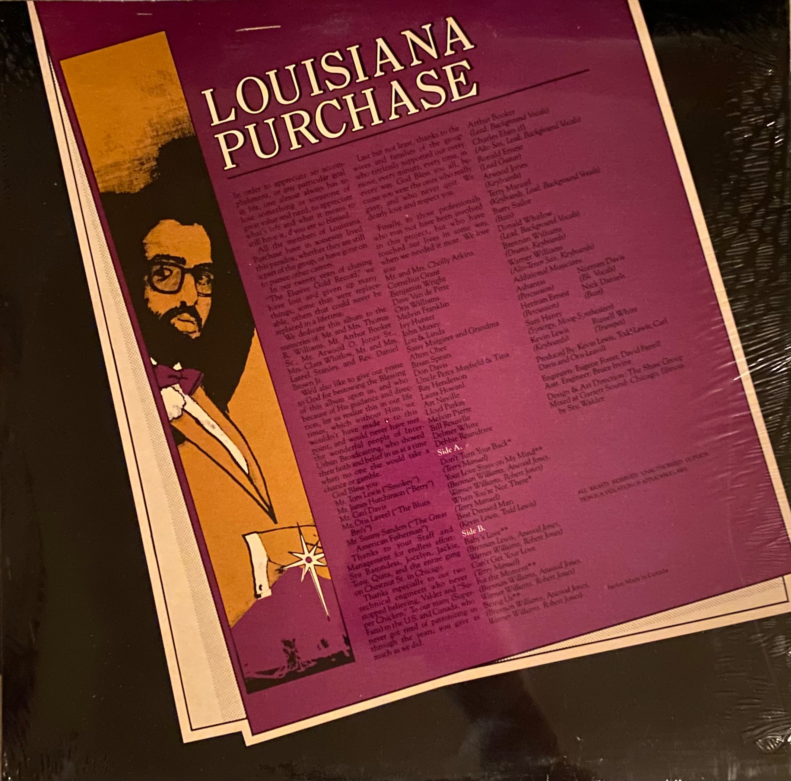 Louisiana Purchase - Louisiana Purchase [NOS]  (New Vinyl LP)
