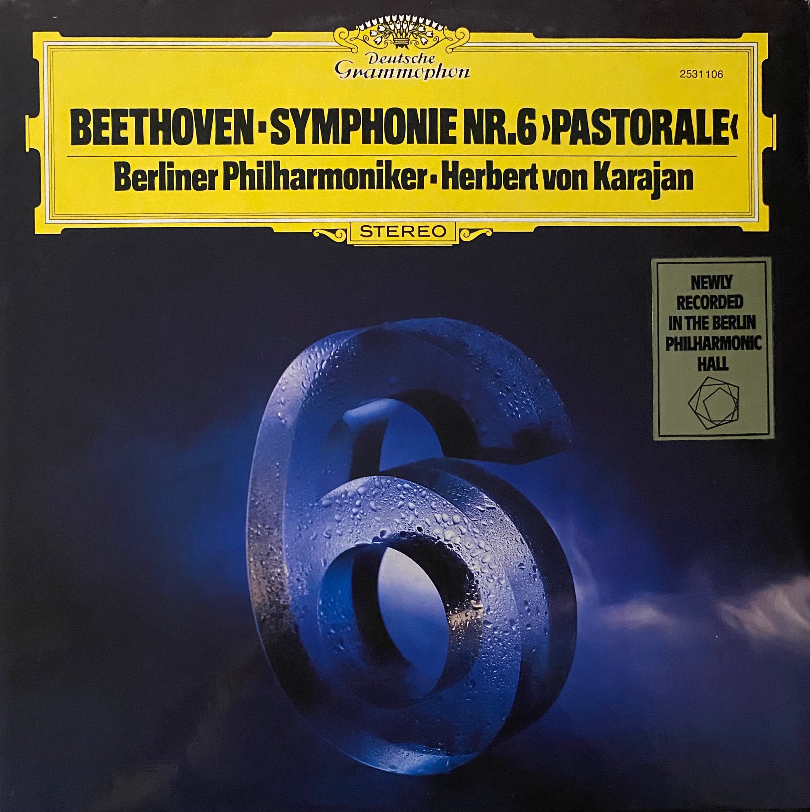 Beethoven / Herbert von Karajan, Berliner Philharmoniker – Symphonie Nr. 6 F-dur Op. 68 "Pastorale"  (Used Vinyl LP)