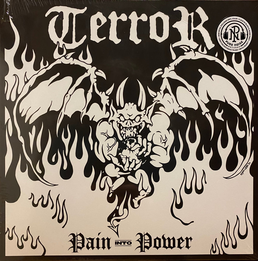 [Discounted] Terror - Pain Into Power [Clear w/ Black & Silver Twist Vinyl]  (New Vinyl LP)