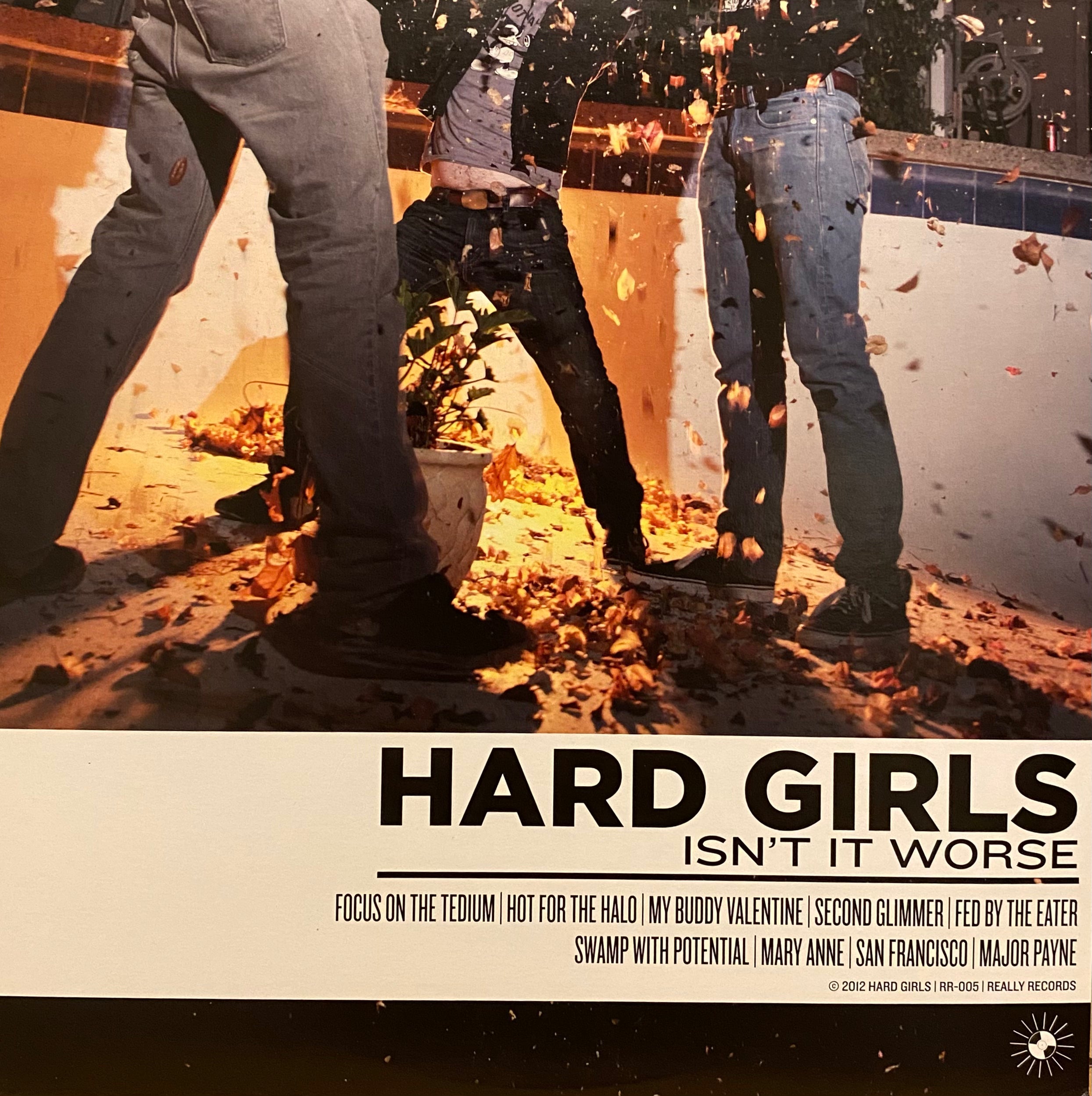 Hard Girls - Isn't It Worse [Black & White Split Vinyl]  (Used Vinyl LP)