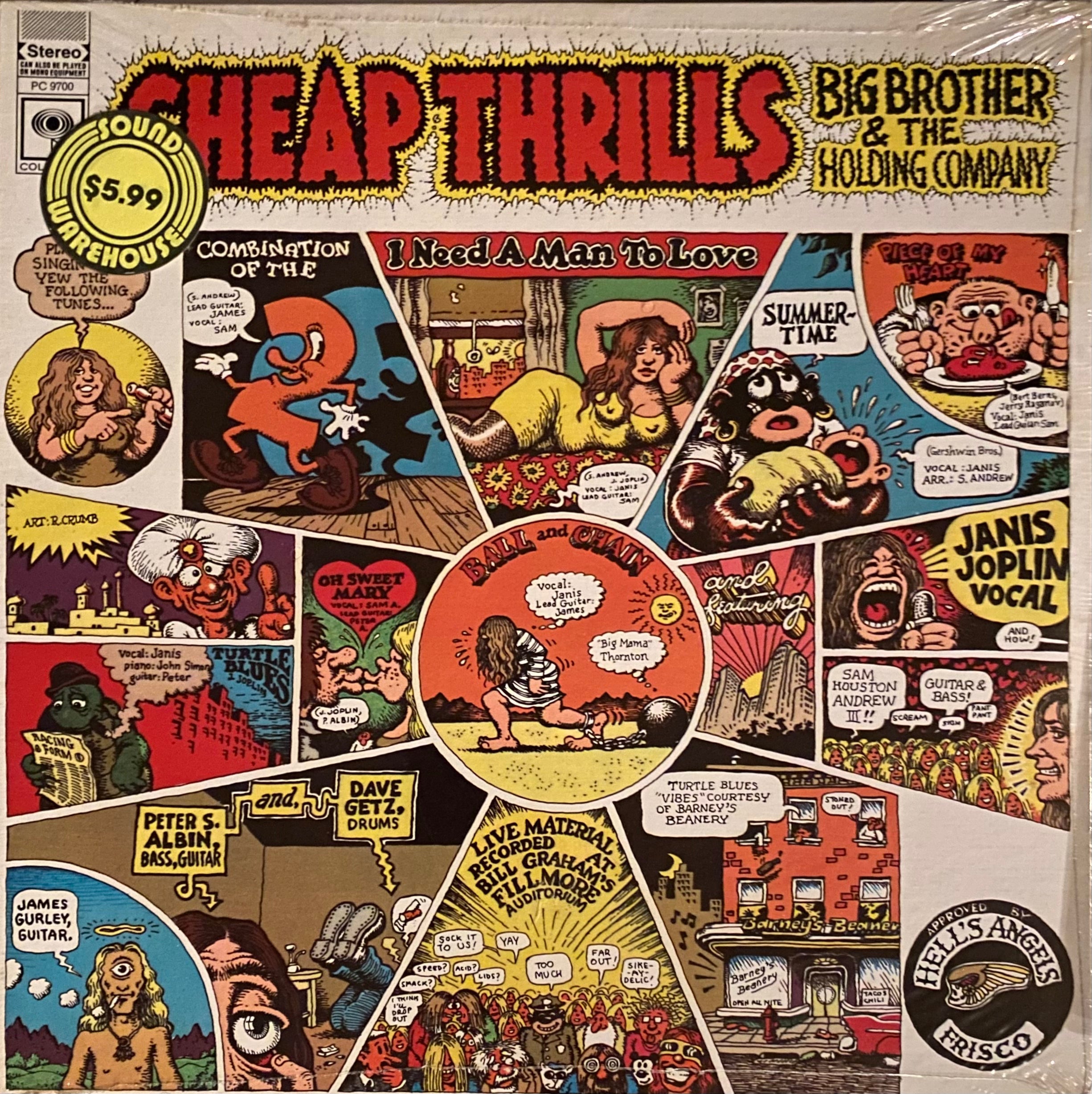 Big Brother & The Holding Company - Cheap Thrills [NOS]  (New Vinyl LP)