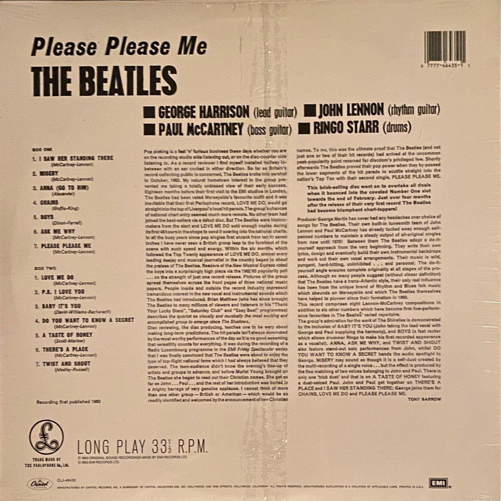 The Beatles - Please Please Me [NOS]  (New Vinyl LP)