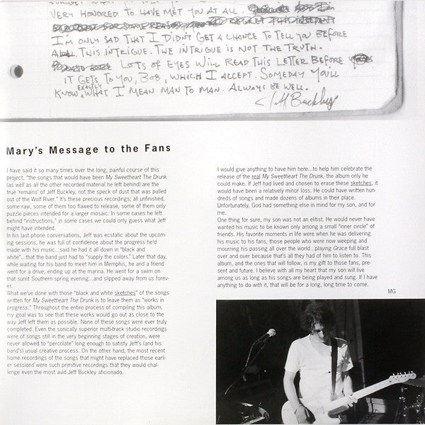 Buckley, Jeff - Sketches For My Sweetheart The Drunk