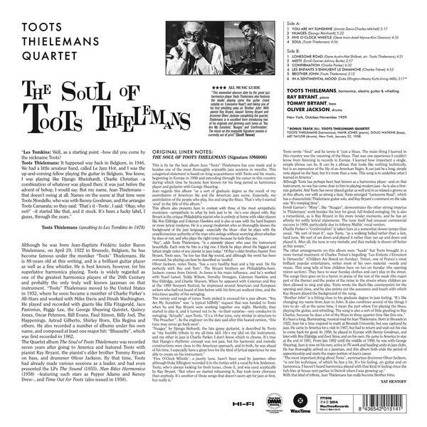 Thielemans, Toots - Soul Of Toots Thielemans