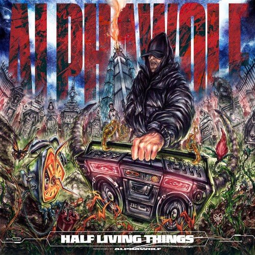 Alpha Wolf - Half Living Things [Red Black & White Corona Vinyl]  (New Vinyl LP)