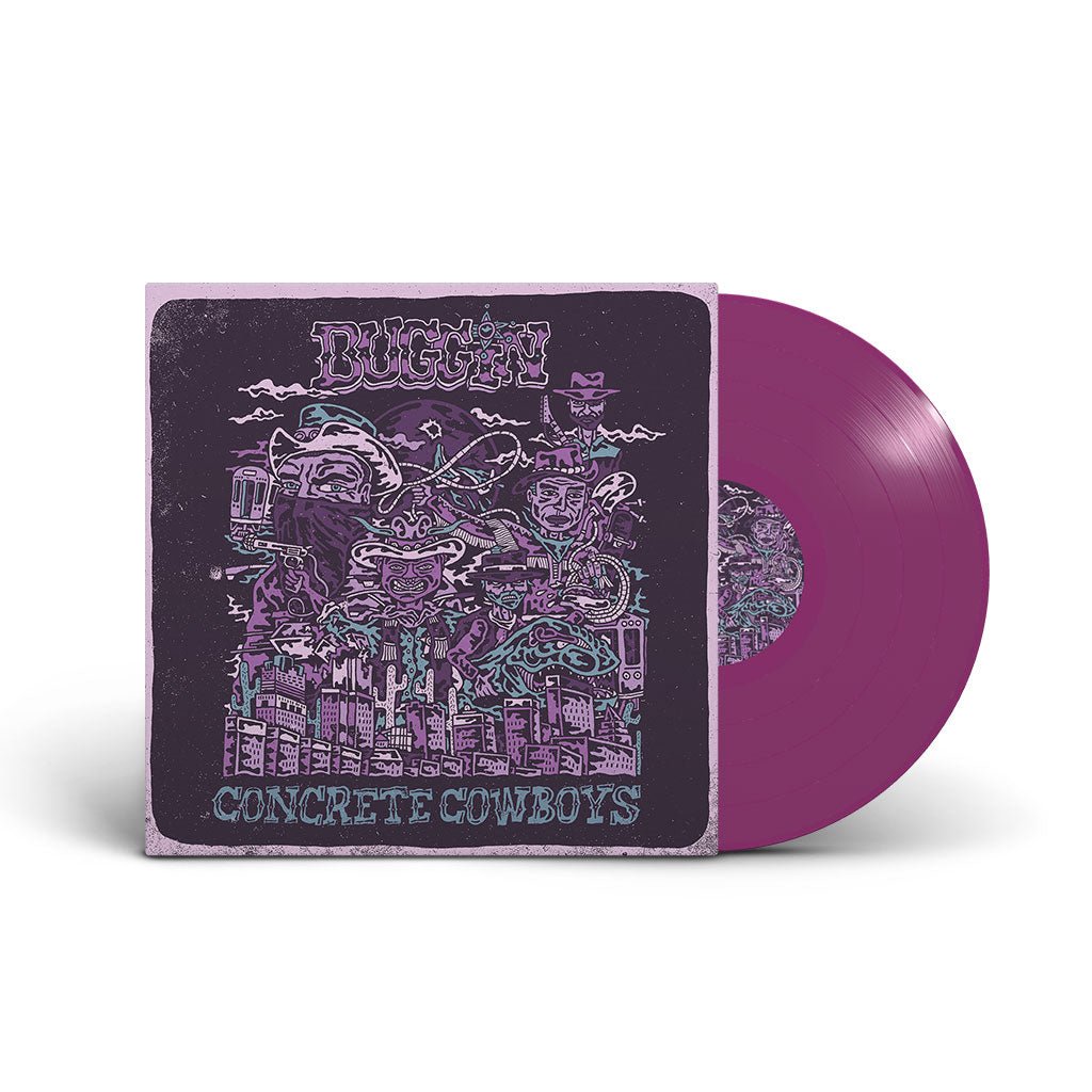 Buggin - Concrete Cowboys [Opaque Violet Vinyl]  (New Vinyl LP)