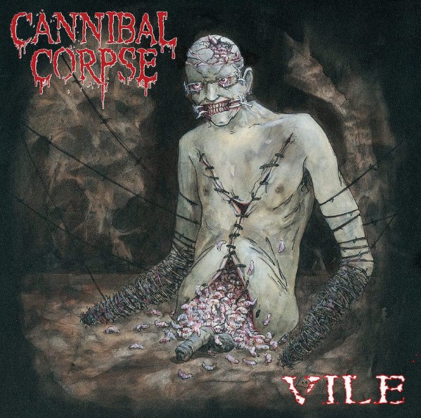 Cannibal Corpse - Vile [Silver w/ Red Splatter Vinyl]  (New Vinyl LP)