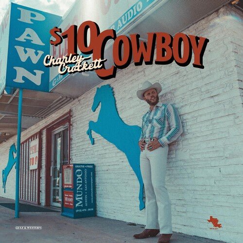 Charley Crockett - $10 Cowboy [Blue Vinyl]  (New Vinyl LP)