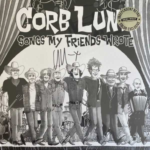 Corb Lund - Songs My Friends Wrote [Clear Vinyl] [Autographed]  (New Vinyl LP)