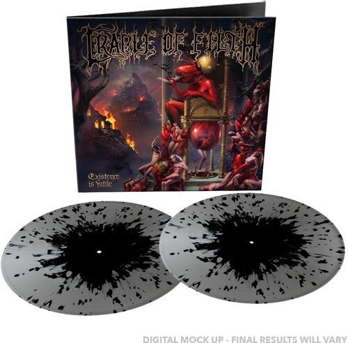 Cradle of Filth - Existence Is Futile [Silver/ Black Splatter Vinyl]  (New Vinyl LP)
