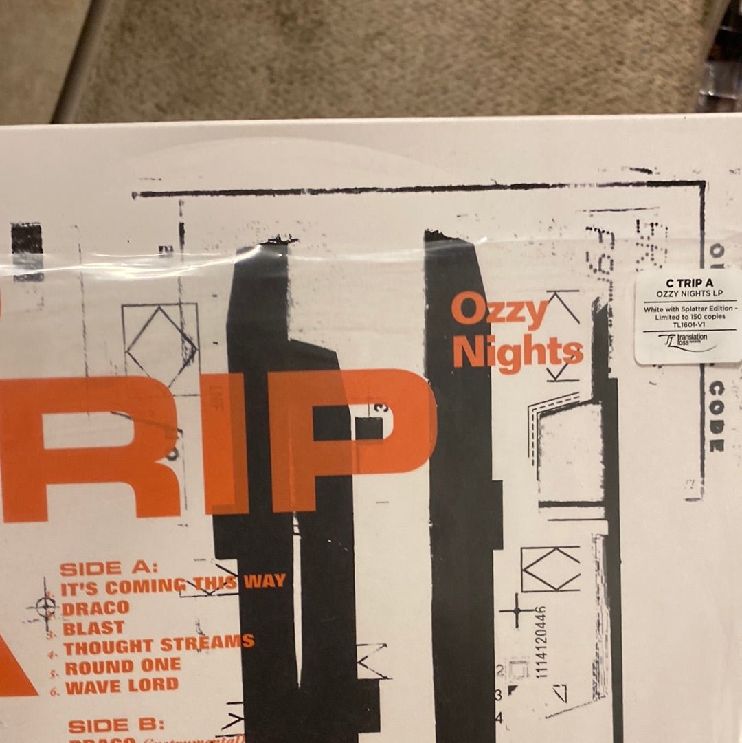 [Discounted] C Trip A - Ozzy Nights [White w/ Black & Orange Splatter]  (New Vinyl LP)