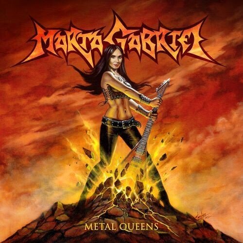 [Discounted] Marta Gabriel - Metal Queens [Marbled Vinyl]  (New Vinyl LP)