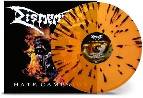 Dismember - Hate Campaign [Transparent Orange W/ Black Splatter Vinyl]  (New Vinyl LP)