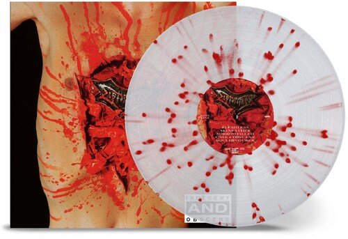 Dismember - Indecent & Obscene [Clear w/ Red Splatter Vinyl]  (New Vinyl LP)
