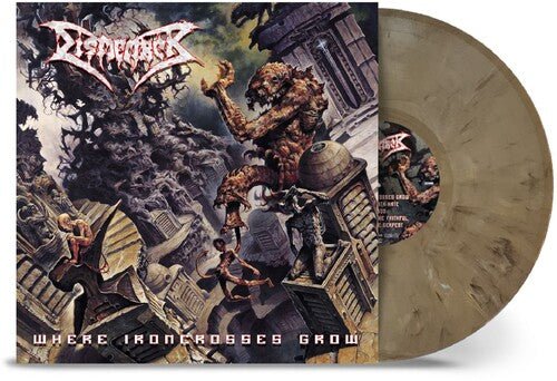 Dismember - Where Ironcrosses Grow [Sand Marble Vinyl]  (New Vinyl LP)