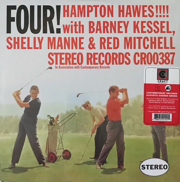 Hampton Hawes with Barney Kessel, Shelly Manne & Red Mitchell - Four!  (New Vinyl LP)