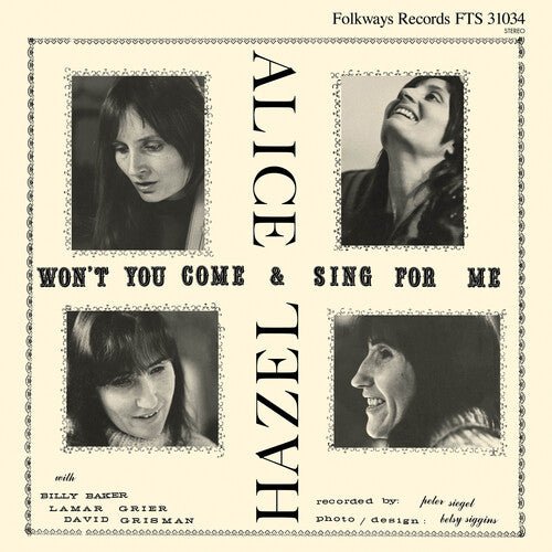 Hazel Dickens & Alice Gerrard - Won't You Come and Sing For Me?  (New Vinyl LP)