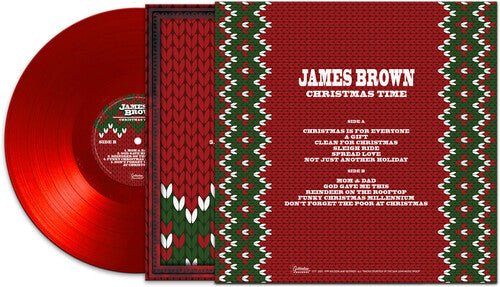 James Brown ‎- Christmas Time [Red Vinyl]  (New Vinyl LP)