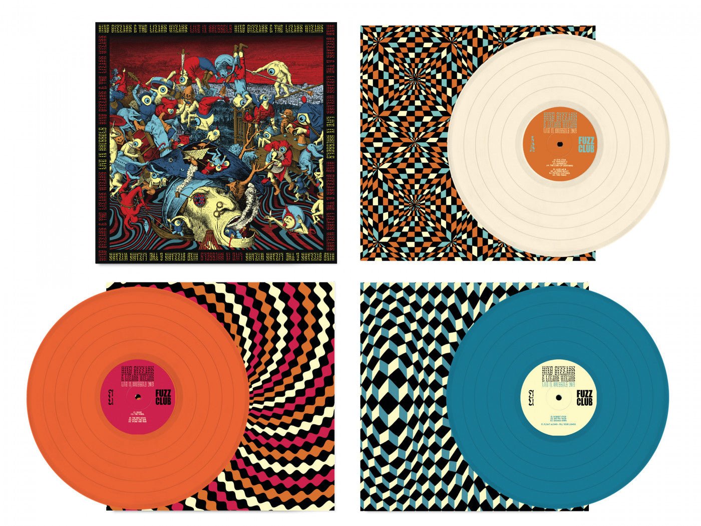 King Gizzard and the Lizard Wizard - Live In Brussels ‘19 (US Fuzz Club Official Bootleg) [Box Set / Colored Vinyl]  (New Vinyl LP)
