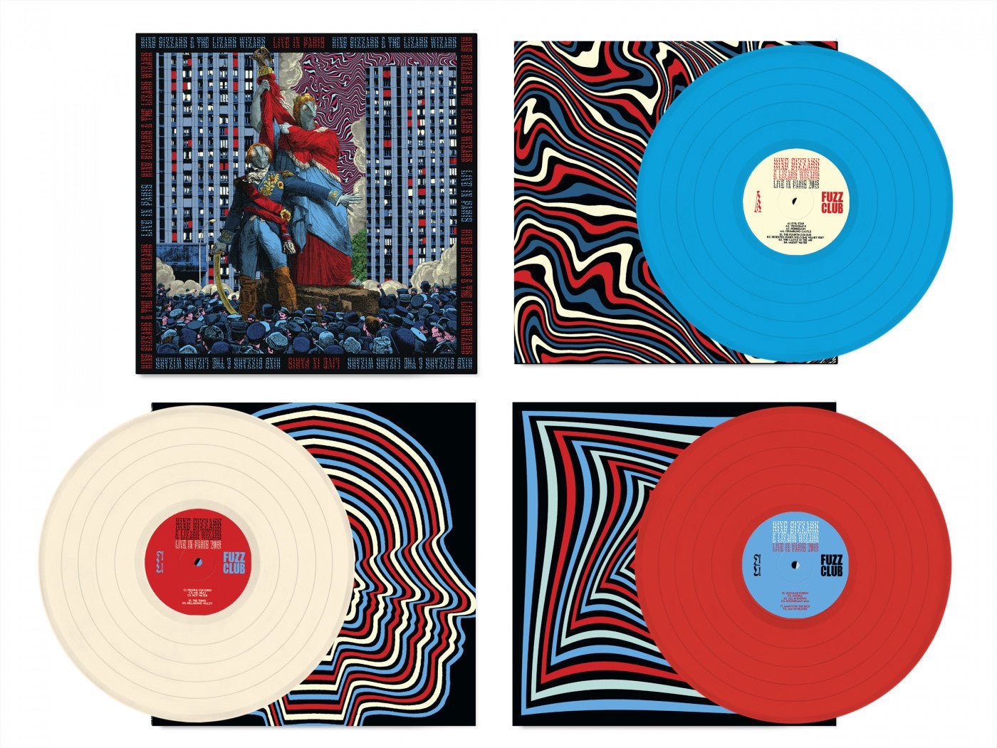 King Gizzard and the Lizard Wizard - Live In Paris ‘19 (US Fuzz Club Official Bootleg) [Box Set / Colored Vinyl]  (New Vinyl LP)