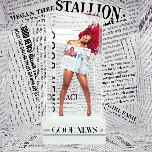 Megan Thee Stallion - Good News [Cloudy Clear Blue Vinyl]  (New Vinyl LP)