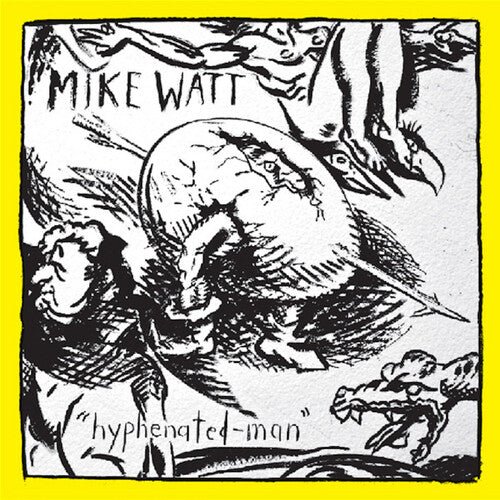 Mike Watt - Hyphenated-Man [Yellow & Black Marble Vinyl]  (New Vinyl LP)