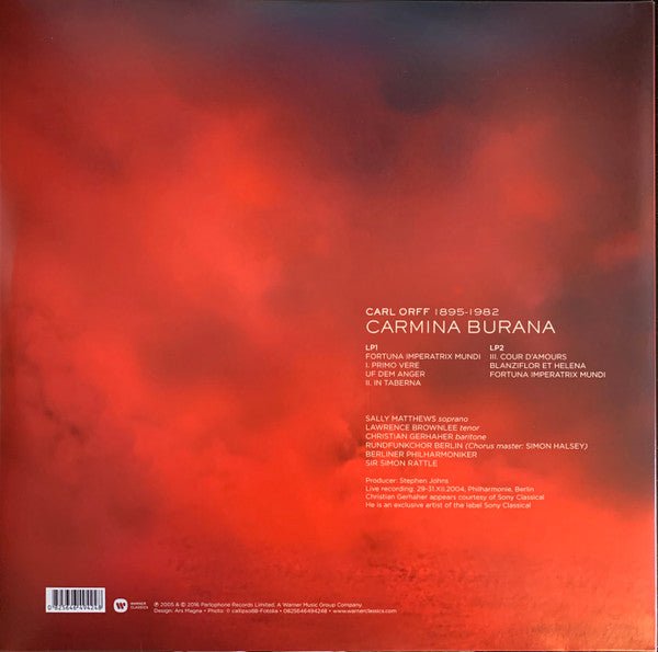 Orff / Simon Rattle - Carmina Burana  (New Vinyl LP)