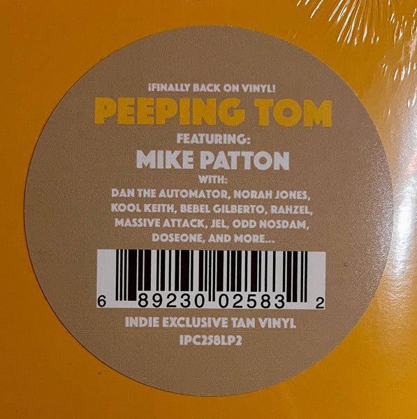 Peeping Tom - Peeping Tom [Tan Vinyl]  (New Vinyl LP)