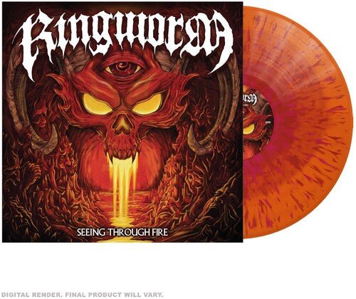 Ringworm - Seeing Through Fire [Red in Orange W/ Red & Magenta Splatter Vinyl]  (New Vinyl LP)