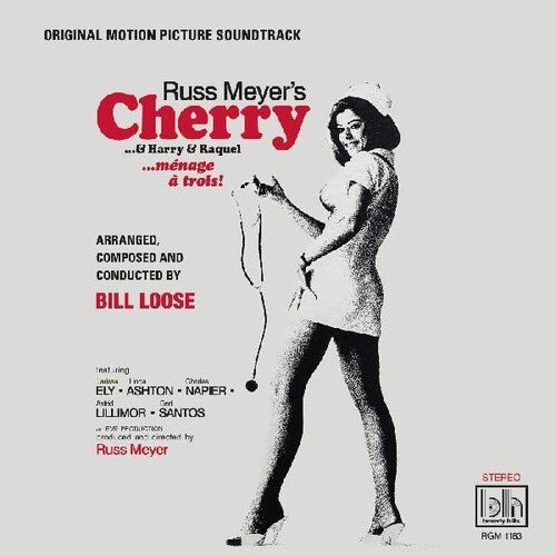 Russ Meyers Cherry & Harry & Raquel - Original Motion Picture Soundtrack [White w/ Black Swirl Vinyl]  (New Vinyl LP)