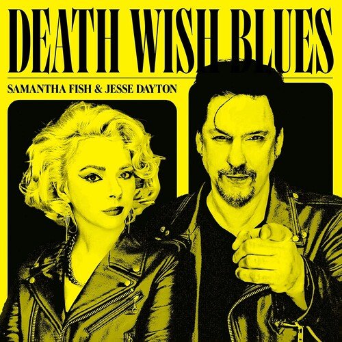Samantha Fish & Jesse Dayton - Death Wish Blues [Clear w/ Black & Orange Swirl Vinyl]  (New Vinyl LP)