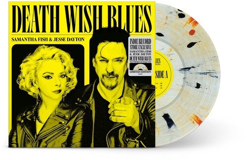 Samantha Fish & Jesse Dayton - Death Wish Blues [Clear w/ Black & Orange Swirl Vinyl]  (New Vinyl LP)