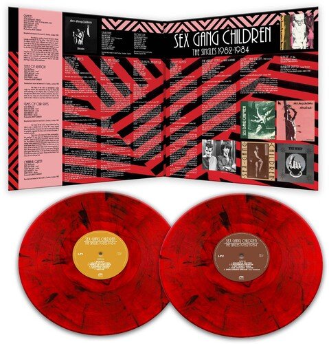 Sex Gang Children - The Singles 1982-1984 [Red Marble Vinyl]  (New Vinyl LP)