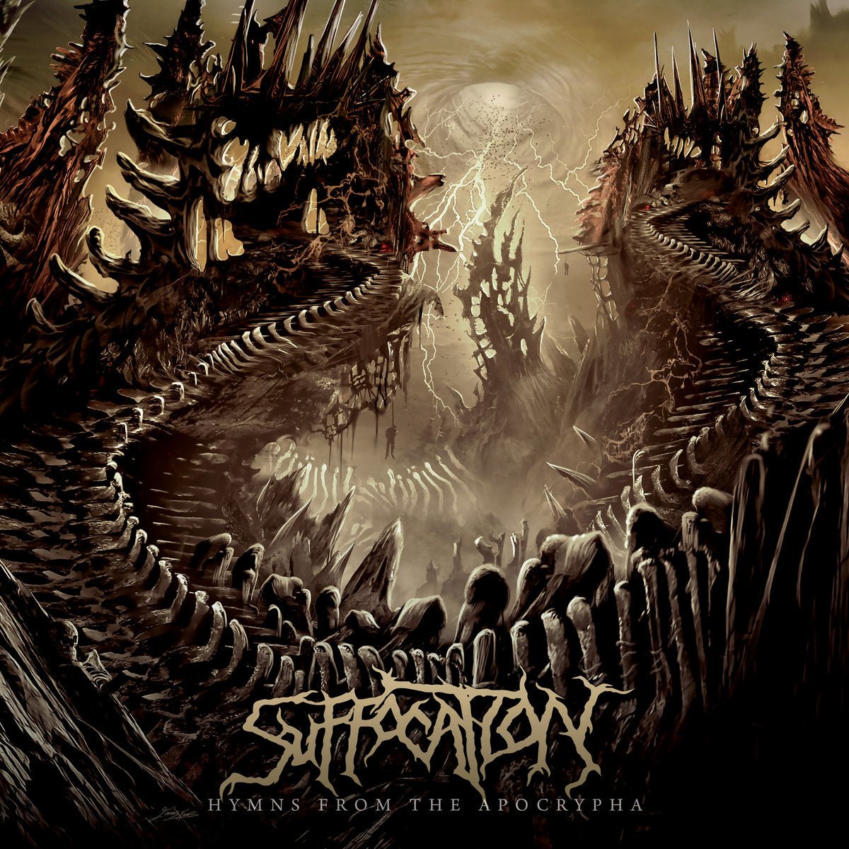 Suffocation - Hymns From The Apocrypha [Brown & White Splatter Vinyl]  (New Vinyl LP)