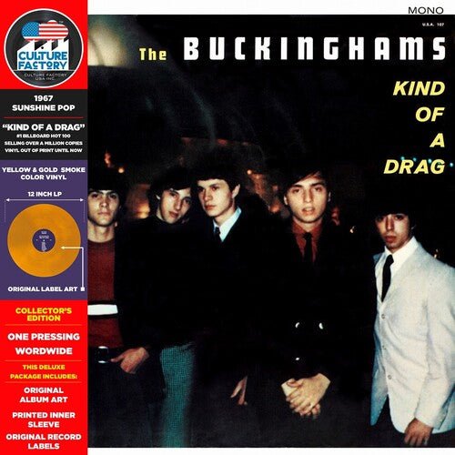 The Buckinghams - Kind of a Drag [Yellow & Gold Smoke Vinyl]  (New Vinyl LP)