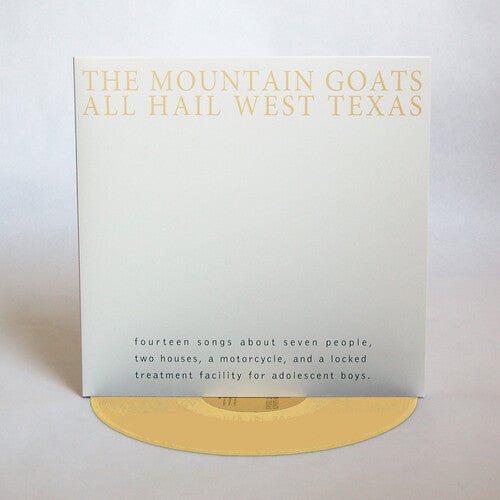 The Mountain Goats - All Hail West Texas [Yellow Vinyl]  (New Vinyl LP)