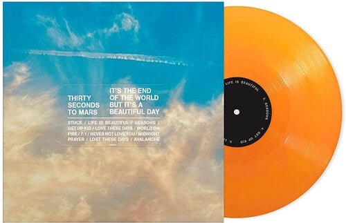 Thirty Seconds to Mars - It's The End The World But It's A Beautiful Day [Orange Vinyl]  (New Vinyl LP)