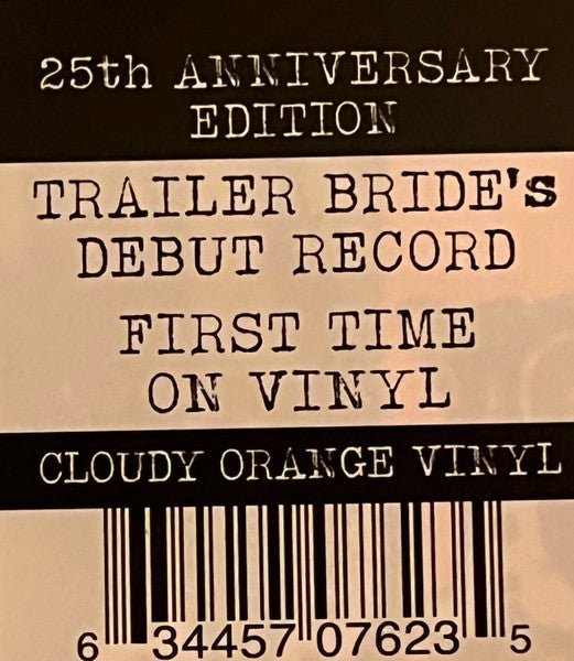 Trailer Bride - Trailer Bride [Orange Vinyl]  (New Vinyl LP)