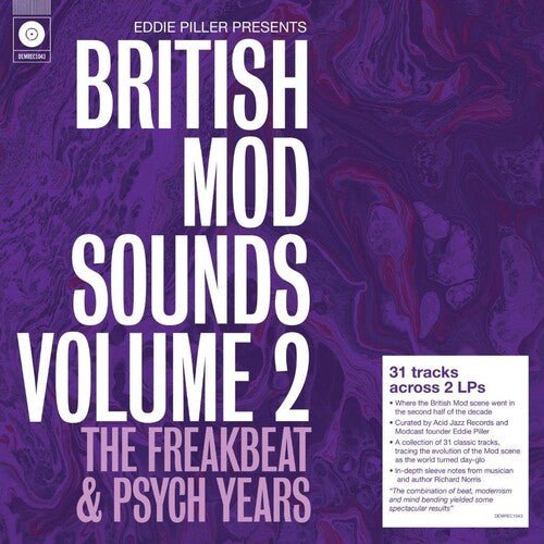 Various Artists - Eddie Piller Presents British Mod Sounds Of The 1960s Volume 2: The Freakbeat & Psych Years [Import]  (New Vinyl LP)
