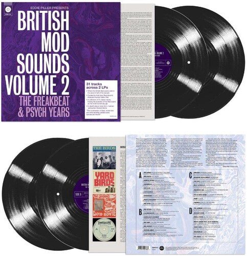 Various Artists - Eddie Piller Presents British Mod Sounds Of The 1960s Volume 2: The Freakbeat & Psych Years [Import]  (New Vinyl LP)