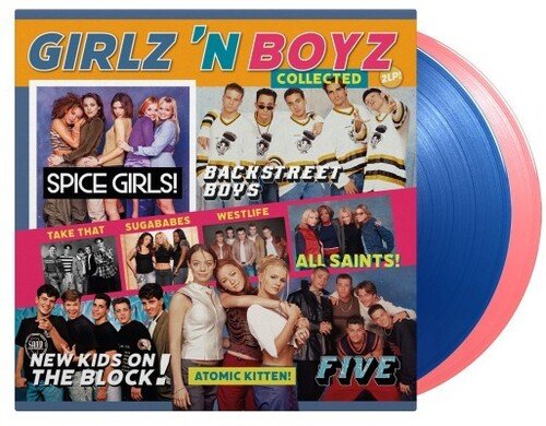 Various Artists - Girlz N Boyz Collected [2xLP Blue & Pink Vinyl] [Import]  (New Vinyl LP)