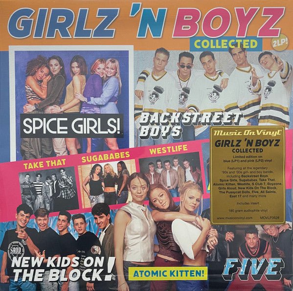 Various Artists - Girlz N Boyz Collected [2xLP Blue & Pink Vinyl] [Import]  (New Vinyl LP)