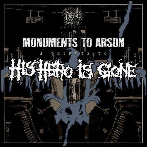 Various Artists - Monuments To Arson: A Tribute To His Hero Is Gone [Black & White Marble Vinyl]  (New Vinyl LP)