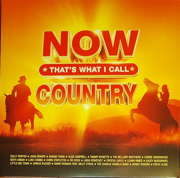 Various Artists - Now That's What I Call Country [3xLP Orange Vinyl]  (New Vinyl LP)