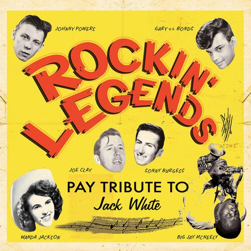 Various Artists - Rockin' Legends Pay Tribute To Jack White [Silver Vinyl]  (New Vinyl LP)