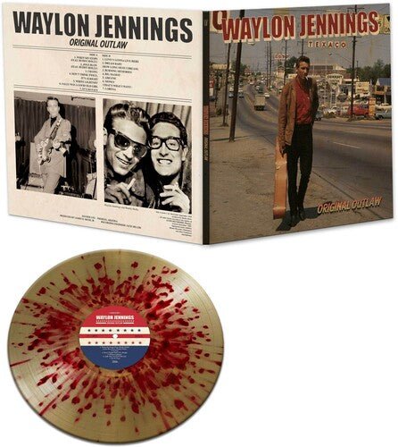 Waylon Jennings - Original Outlaw [Red / Gold Splatter]  (New Vinyl LP)