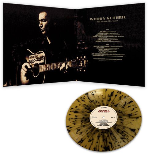 Woody Guthrie - This Machine Kills Fascists [Gold & Black Splatter Vinyl]  (New Vinyl LP)